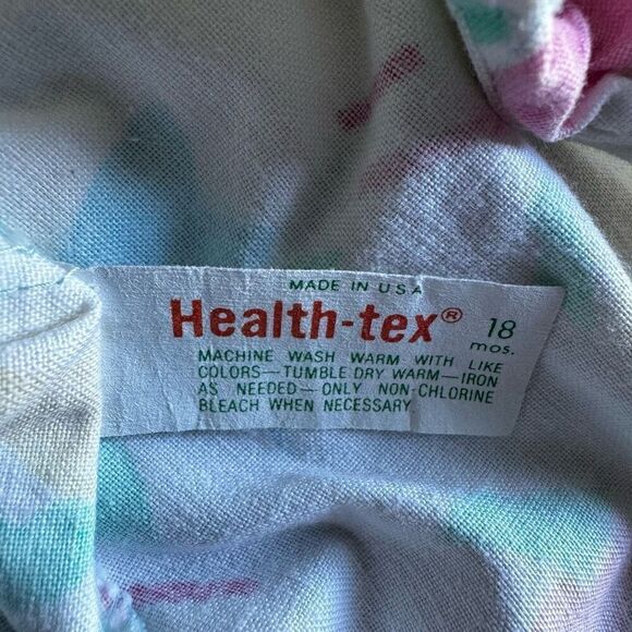 Vintage Health-Tex Pastel Abstract Hearts Bubble Romper - Picture 6 of 6
